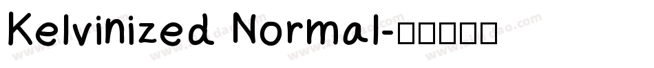 Kelvinized Normal字体转换